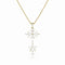 Dominique Cohen diamond trillions grande cross<br>pendant necklace in 18k yellow gold <span class='visuallyhidden'>Call, text 323-404-2959 for shopping help.</span>
